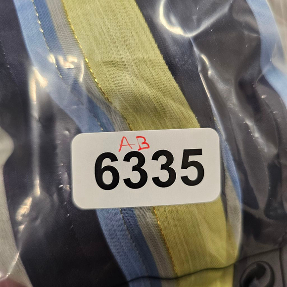 NWOT 4SI3NNA Top Size S Blue Striped - Picture 10 of 10